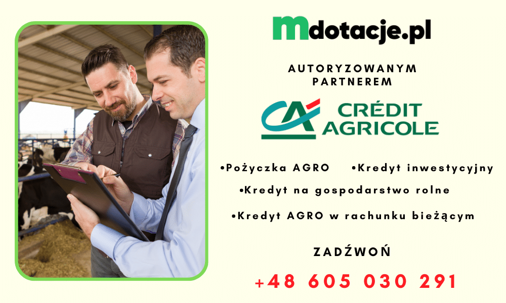 Pożyczka AGRO dla rolników mdotacje.pl