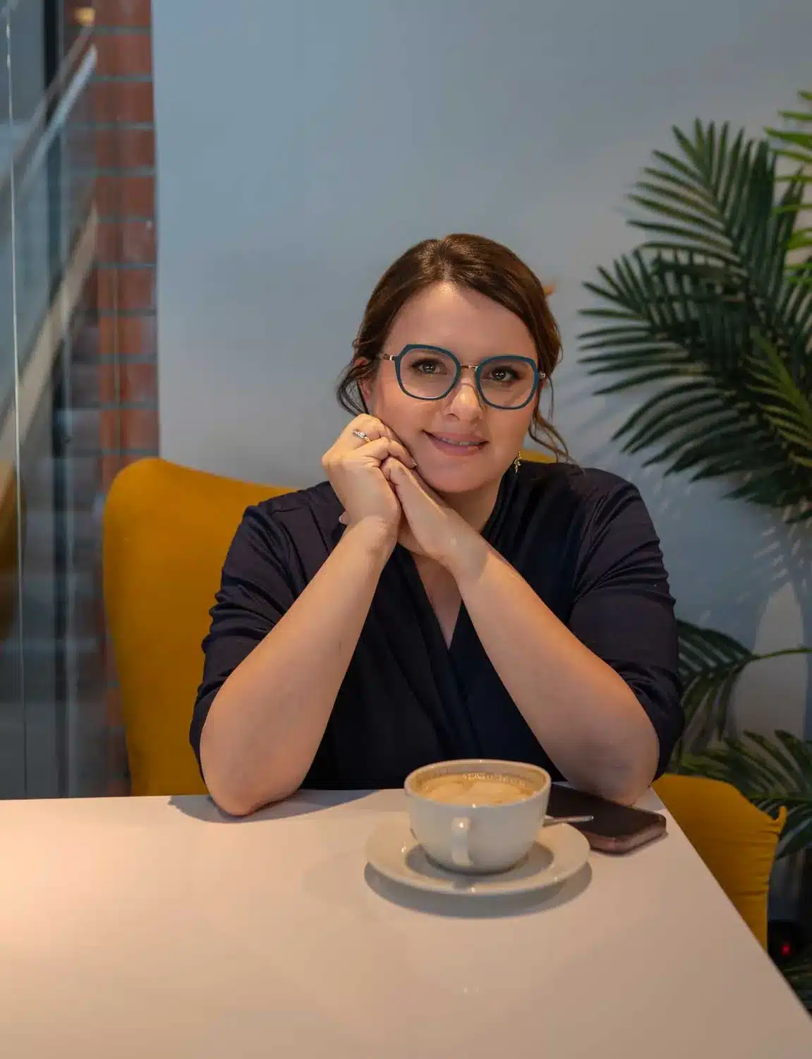 Michalina Walorczyk podczas rozmowy o projekcie